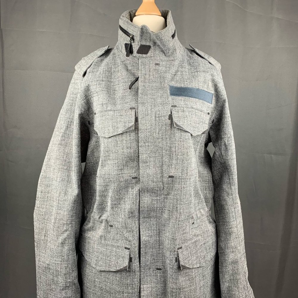 NIKE M-65 Parka JACKET - GREY HEATHER WOOL (S )  - FL-JK-020